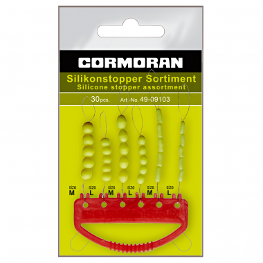 Cormoran Silicone stopper assortment (fluo/yellow)