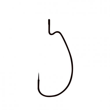Daiwa Steez Worm Hook (Wide Offset single hook)