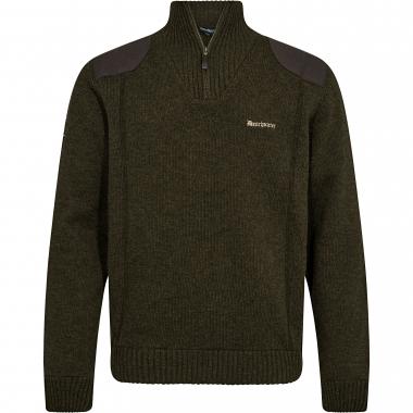 Deerhunter Finley Knitted Jumper with Half-Zip Men (Woodland Melange)