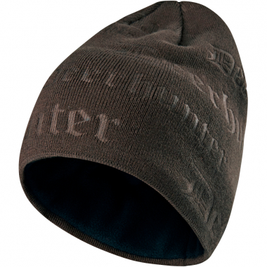 Deerhunter Logo Knitted Beanie (Walnut)