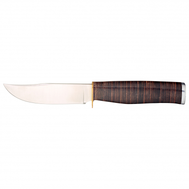 Driving knife leather handle