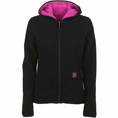 Dubbed Reversible Fleece Jacket Women (Black/Pink)