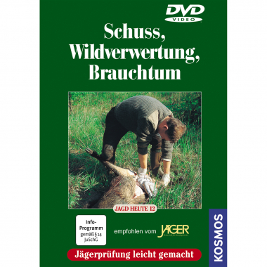 DVD Schuss, Wildverwertung, Jagdpraxis from "Kosmos"