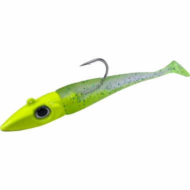 Eisele Shad Flexxxi Mini with Twitcher (lemon UV) Paddle 