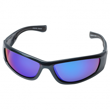 Eyelevel Predator Polarised Sunglasses (Black/Blue Lens)