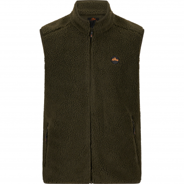 Fibre fur fleece vest Dario