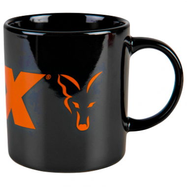 Fox Carp Ceramic mug with Fox logo (black)