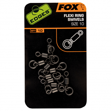 Fox Carp Edges™ Flexi Ring Swivel (Size 10)
