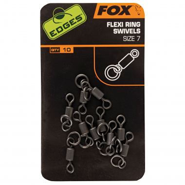 Fox Carp Edges™ Flexi Ring Swivel (Size 7)