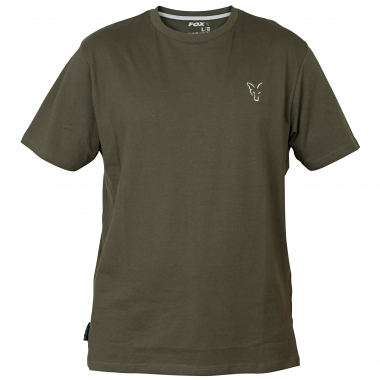 Fox Carp Fishing Clothing All Sizes Green & Silver Collection T Shirts 