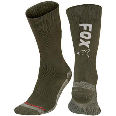 Fox Carp Thermolite socks (green/silver)