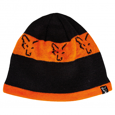 Fox Carp Unisex Beanie (black/orange)