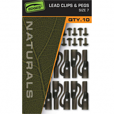 Fox EDGES™ Naturals Lead Clips & Pegs - Size 7