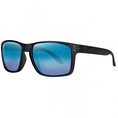 Fox Rage Transparent Black Brown Lens Mirror Blue Sunglasses