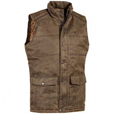Fox Revival Body Warmer For Men Men (Brown)