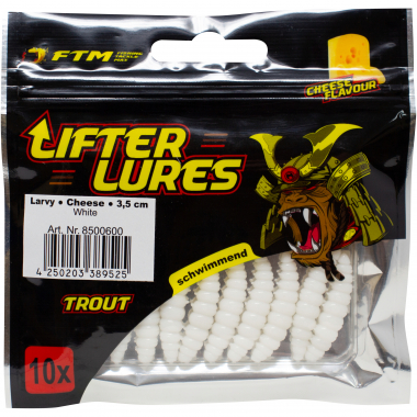 FTM Lifter Lures Larvy, White