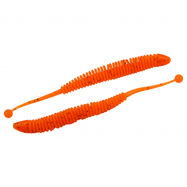 FTM Softbait Omura Baits Snake (Neon Orange With Glitter UV)