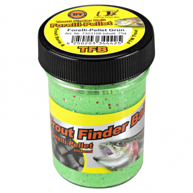 FTM Trout Dough Trout Finder Sinking (Forelli Pellet, Green)