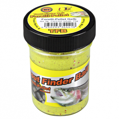 FTM Trout Dough Trout Finder Sinking (Forelli Pellet, Yellow)