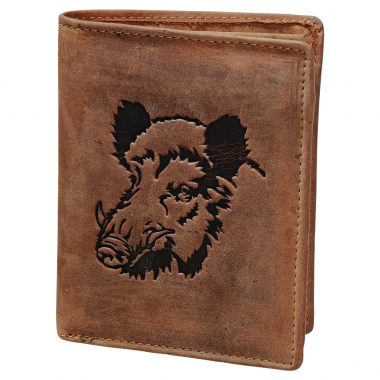 Green Burry Vintage Animal Collection ‘Wild Boar’ Leather (Brown)