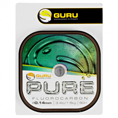 Guru Fishing Line Pure Fluorcarbon (clear, 50 m)