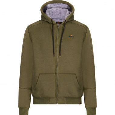 il Lago Basic Teddy Sweat Jacket Spirit Men (Olive)