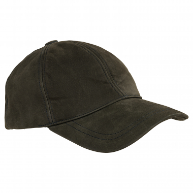 il Lago Prestige Leather Cap Tampere Unisex (Olive)