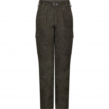 il Lago Sie Leather Trousers Aurelia Women (Olive)