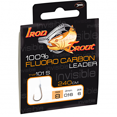 Iron Trout Leader Fluoro Carbon Leader (130 T)