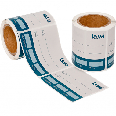 Lava Foil Labels (100 pieces)