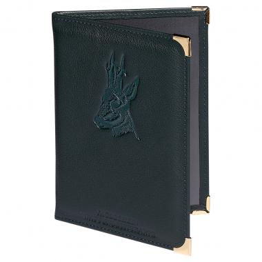 Leather Hunting Licence Case (Black)