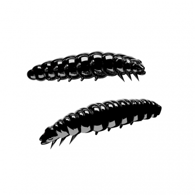 Libra Lures Larva artificial bait (black)