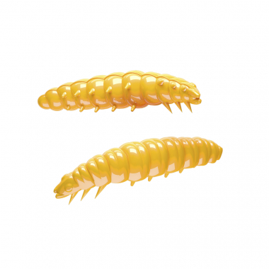 Libra Lures Larva artificial bait (dark yellow)