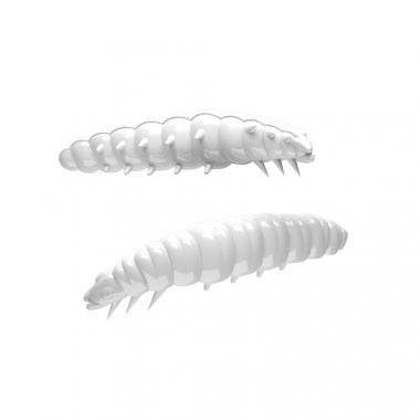 Libra Lures Larva artificial bait (white)