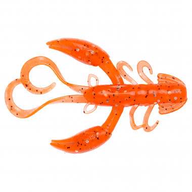 Lucky John Creature Bait Rock Craw 2.0" (Shrimp, Electric Orange)