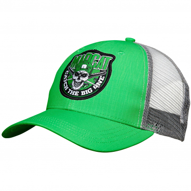 MAD CAT Skull Baseball Cap (Green)