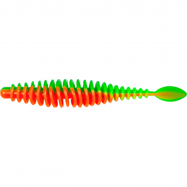 Magic Trout Softbait T-Worm P-Tail (Neon Green/Orange)