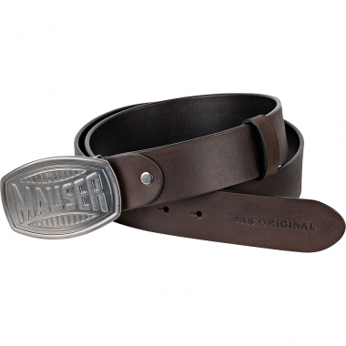 Mauser Leather Belt Men (Dark Brown)