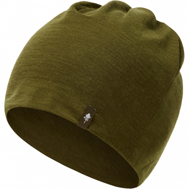 Merino Wool Beanie Unisex (Olive Green)