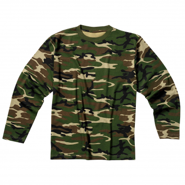 Miltec Long-Sleeved Shirt Co Woodland Men (Camouflage)