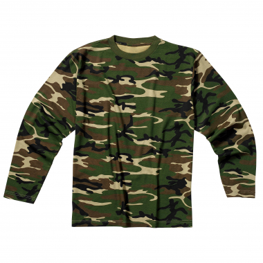 Miltec Men's Longsleeve Shirt (Woodland)