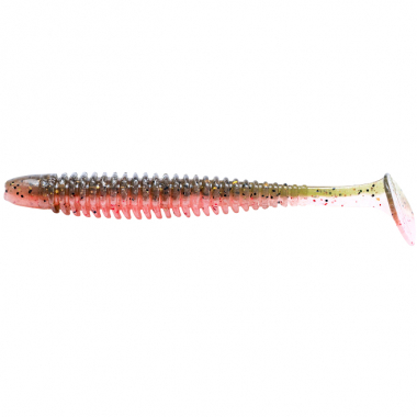 Noike Wobble Shad (Green Pumpkin Blossom UV)