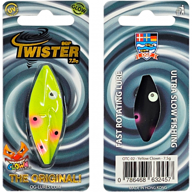 OGP Inline bait Twister (Yellow Clown)