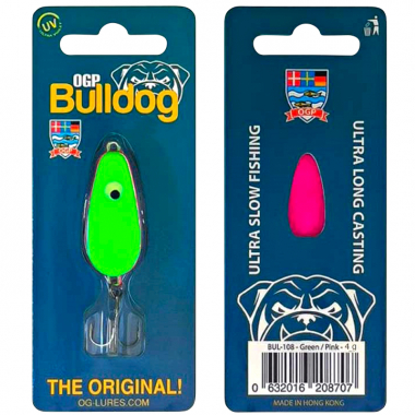 OGP Trout Lure Bulldog Mini (Green / Pink)