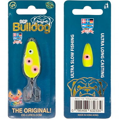 OGP Trout Lure Bulldog Mini (Yellow Clown)