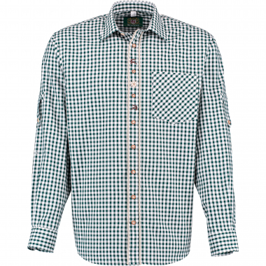 OS Trachten Latee Shirt 1/1 Sleeve Regular Fit Men (Dark Green)