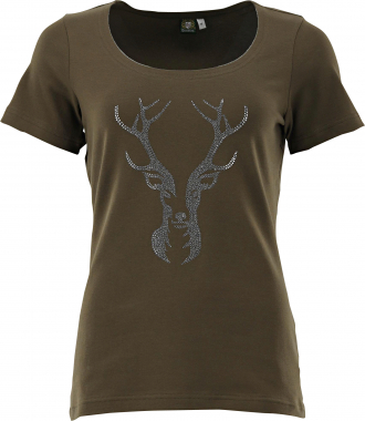 OS Trachten T-Shirt 1/2 Sleeve Women (Olive)
