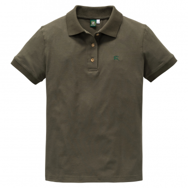 OS Trachten Women's Poloshirt embroided Stag