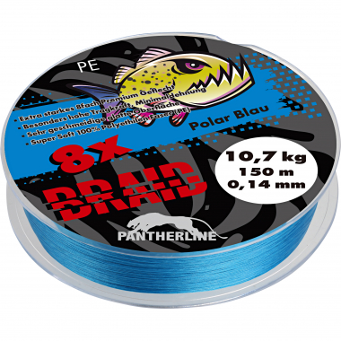 Paladin Pantherline Braid 8-fold braided (polar blue)