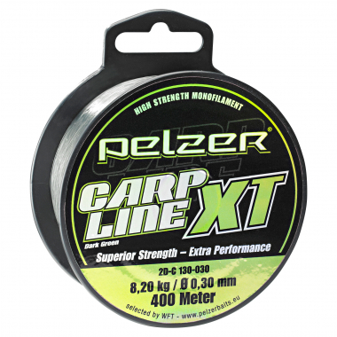 Pelzer Carp Line XT DarkGreen various lengths and diameters